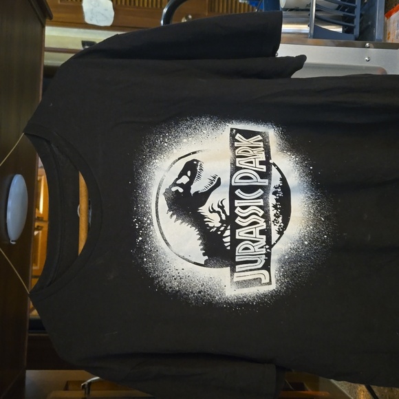 Jurassic  Park Black T Shirt - Picture 2 of 2